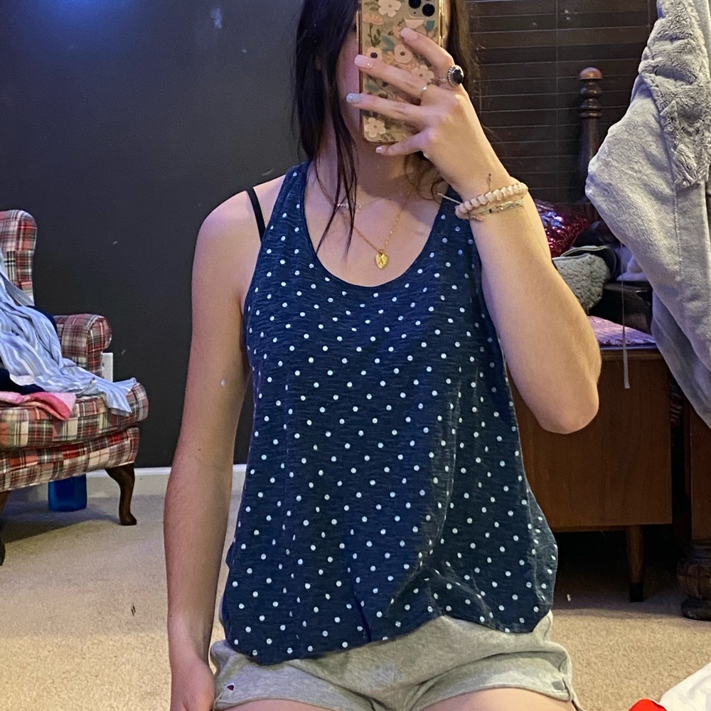 forever 21 dotted tank